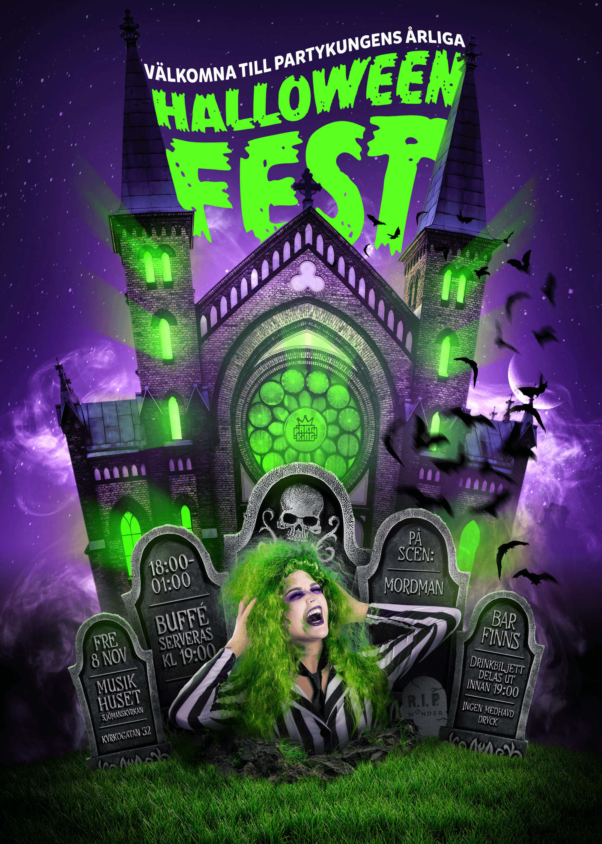 Firmafest för Partykungen poster